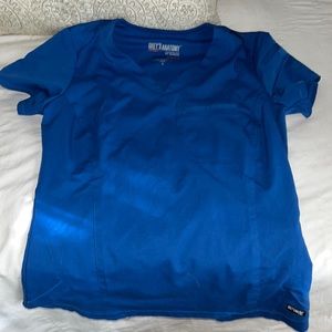 Greys Anatomy chest pocket scrub top